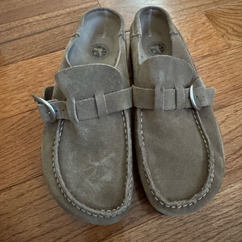 Birkenstock Tan Suede Loafers